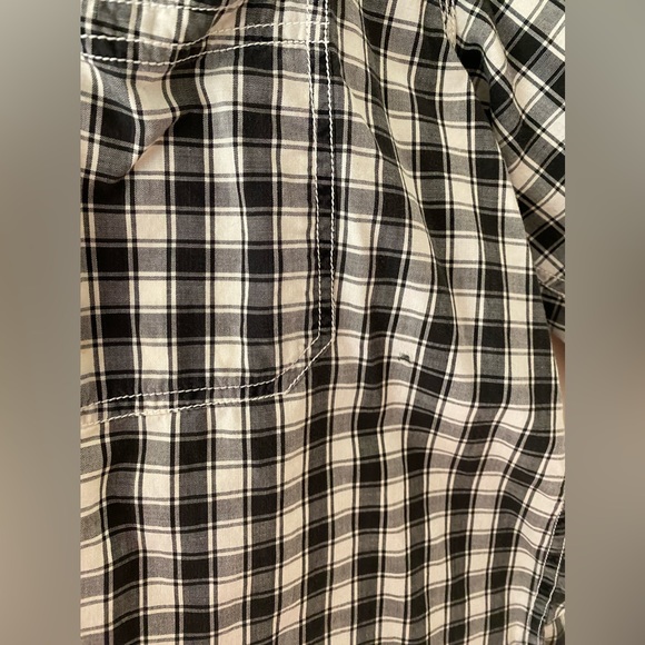 PEPE Mens 100% cotton shirt Long Sleeve Button Down Size XL Gray Plaid - Picture 12 of 13